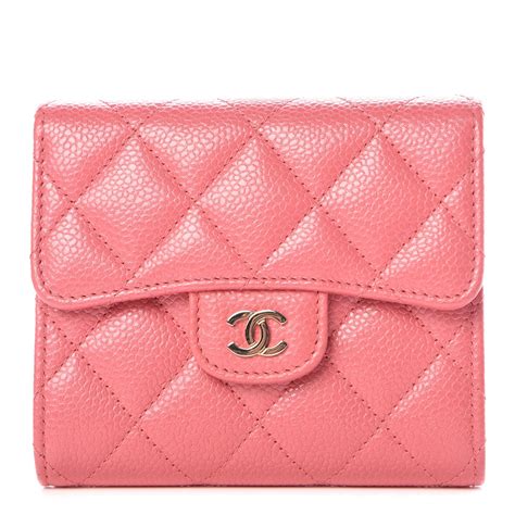 pink caviar chanel wallet